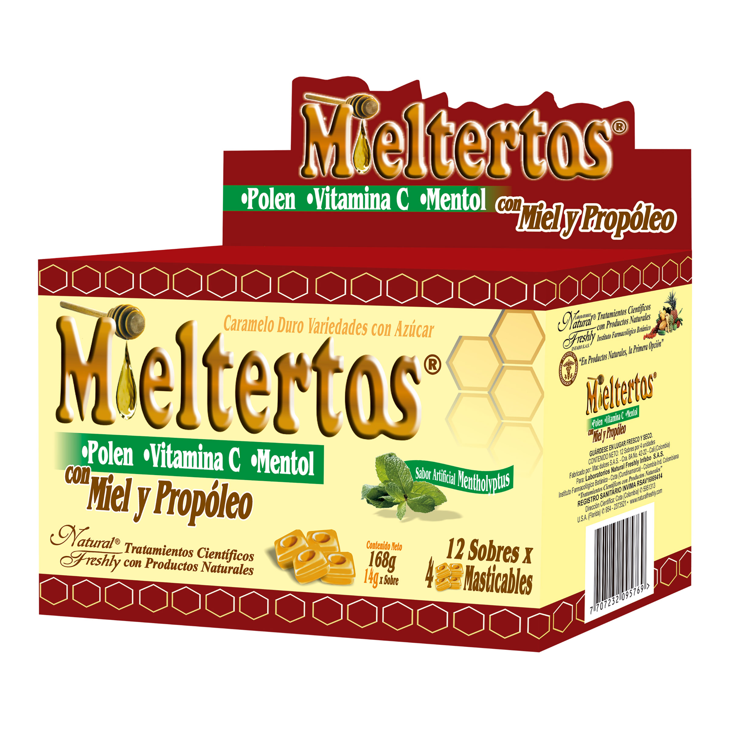 MIELTERTOS PASTILLAS MASTICABLES x12 SOBRES 4