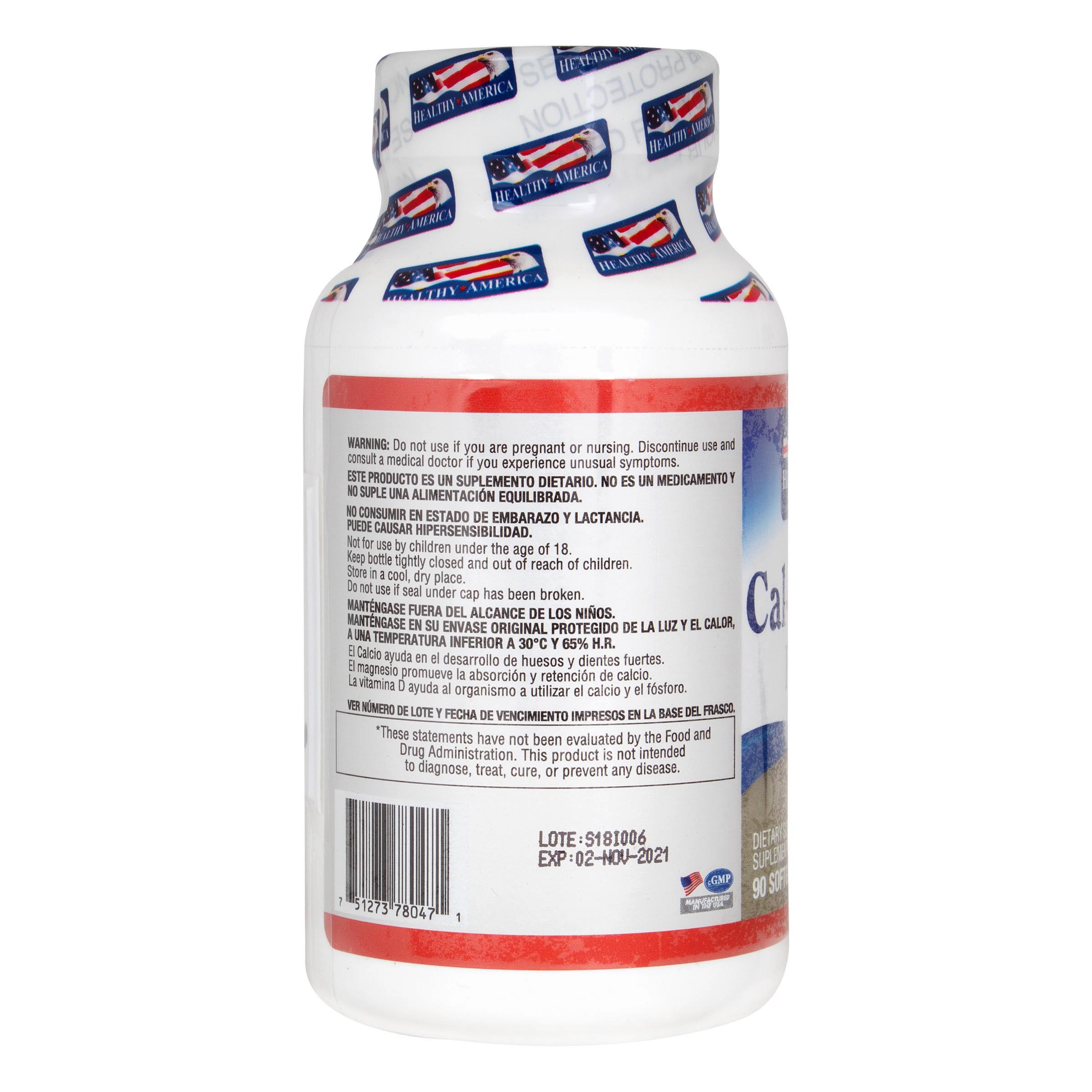 CAL MAG ZINC PLUS V D3 90 CAP HEALTHY AMERICA 2
