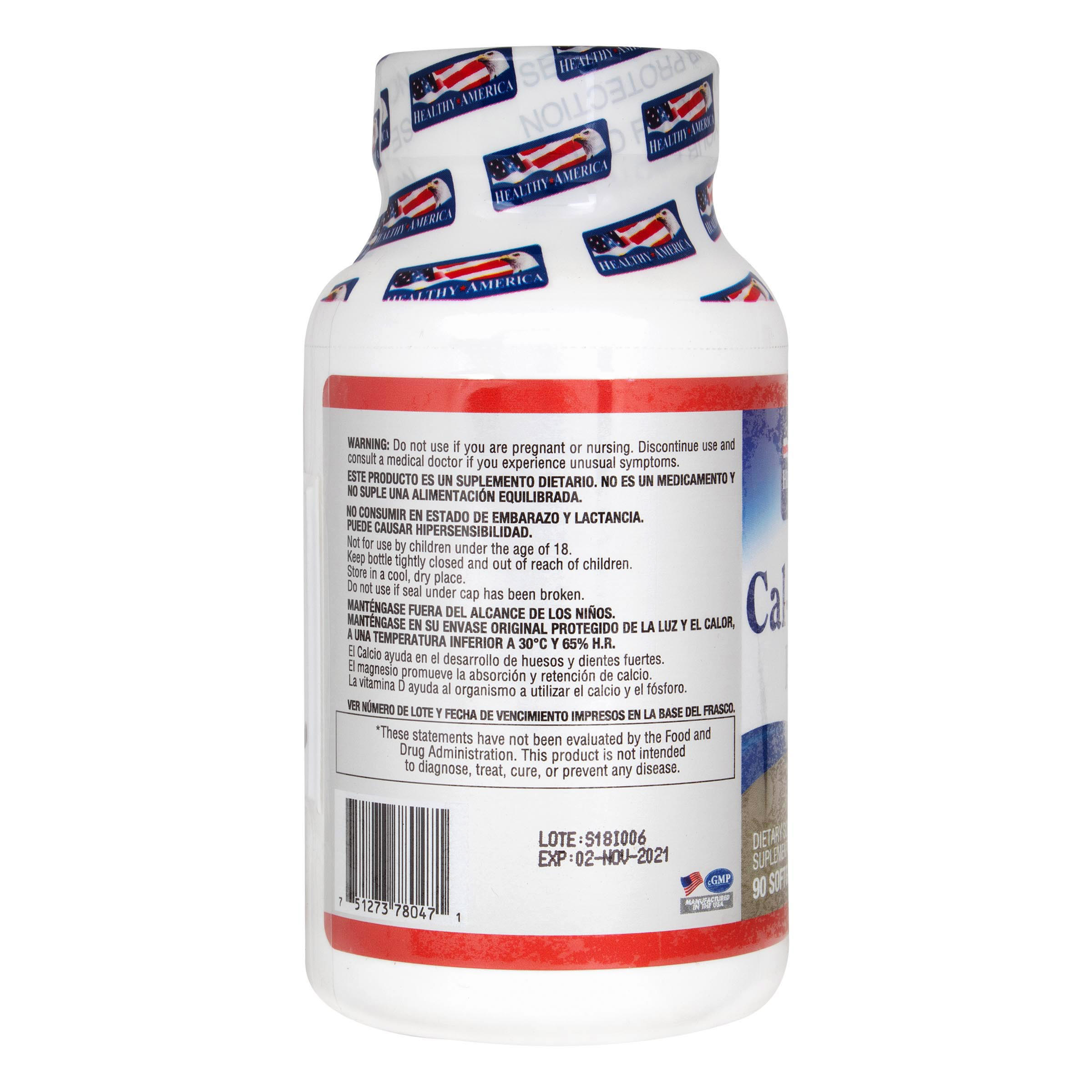 CAL MAG ZINC PLUS V D3 90 CAP HEALTHY AMERICA 3