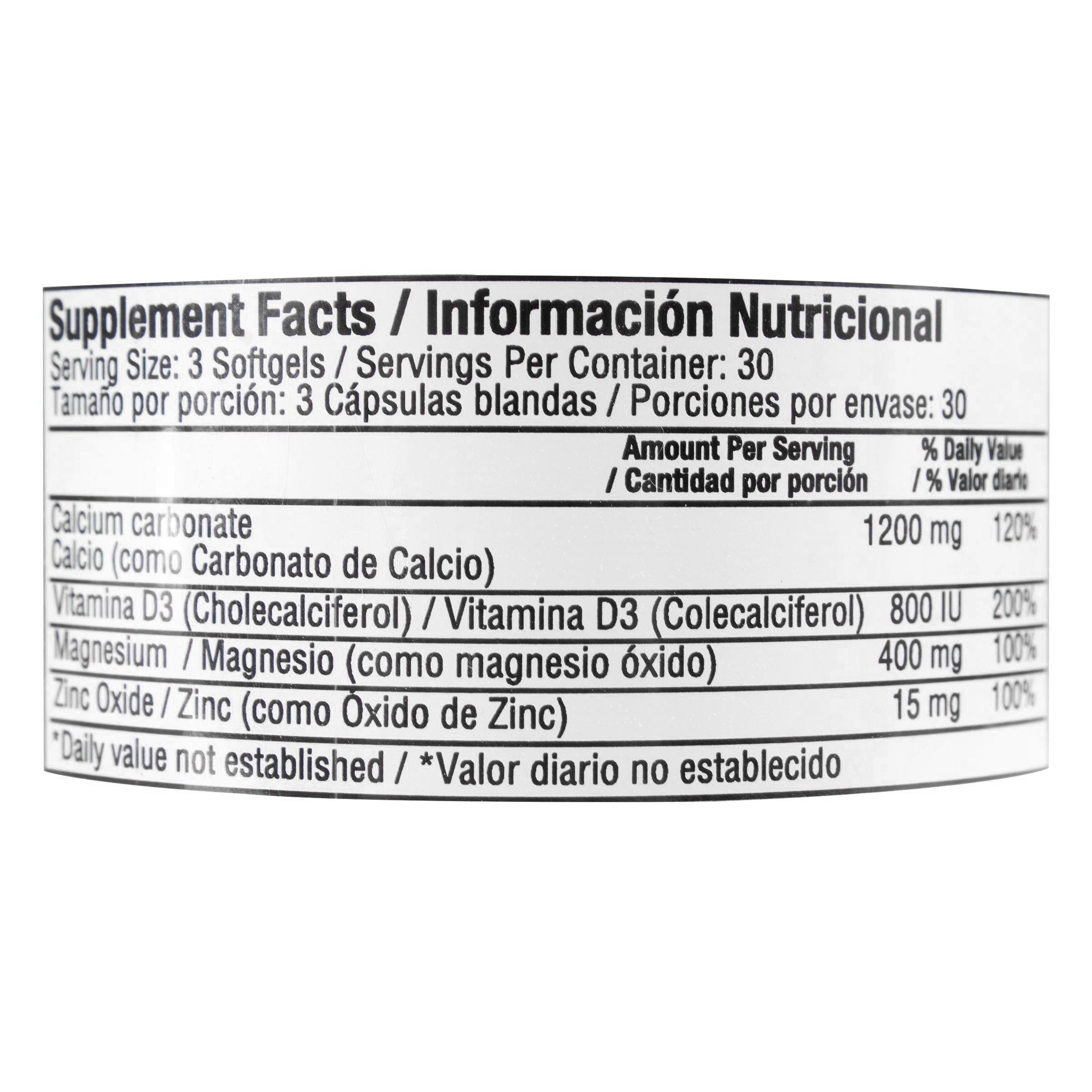 CAL MAG ZINC PLUS V D3 90 CAP HEALTHY AMERICA 6