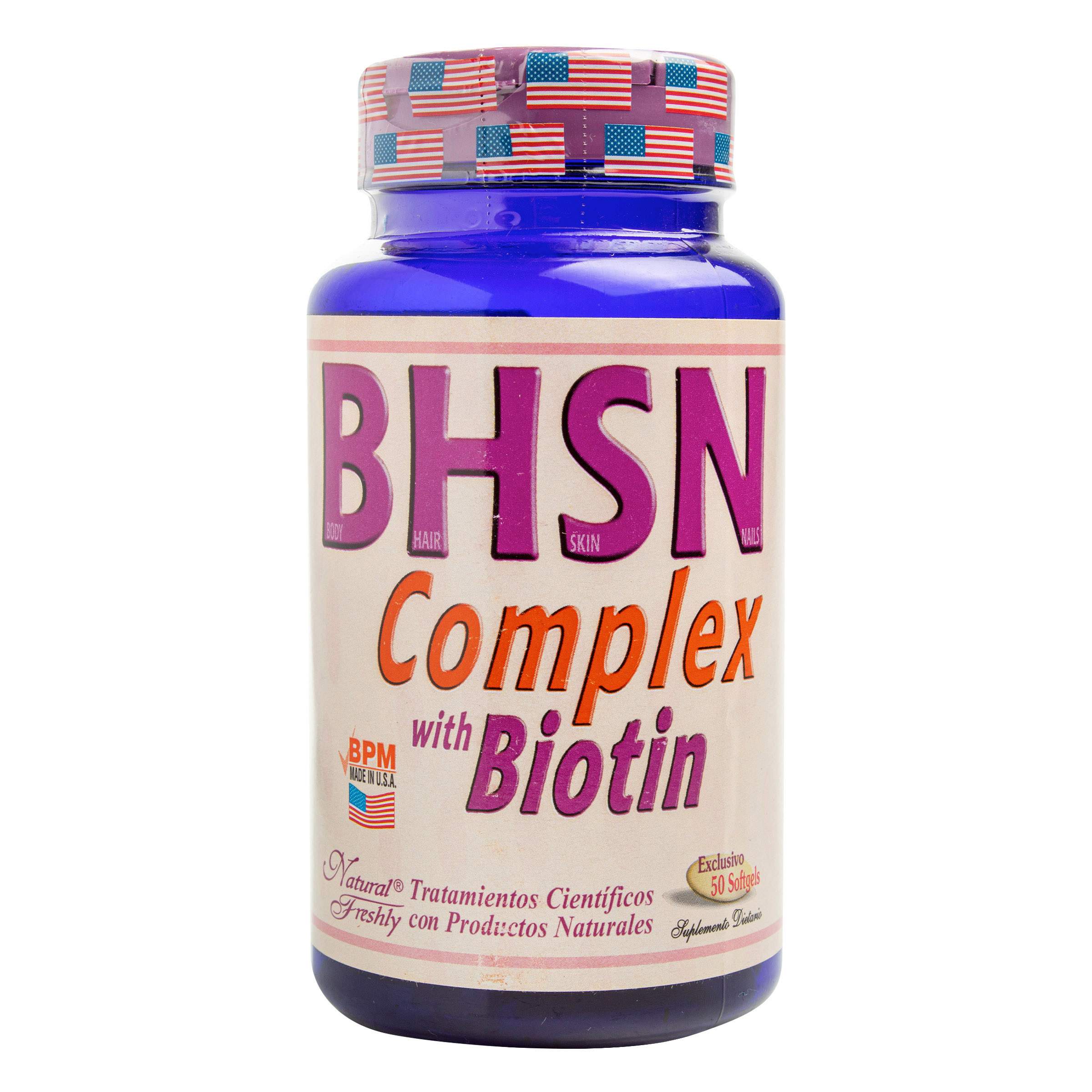 BHSN COMPLEX CON BIOTINA FCO X 50 SOFGEL NAT. FRESLY