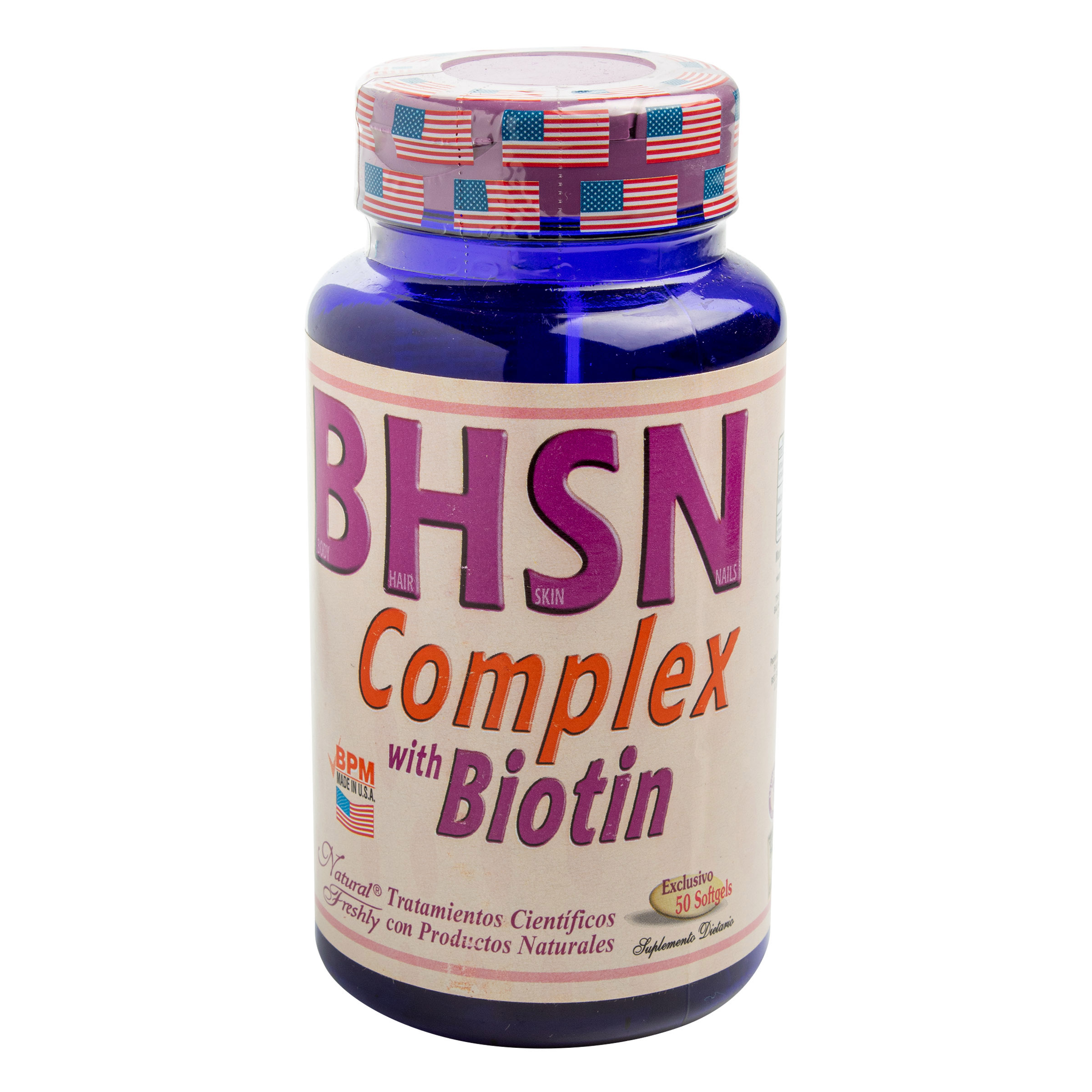 BHSN COMPLEX CON BIOTINA FCO X 50 SOFGEL NAT. FRESLY 4
