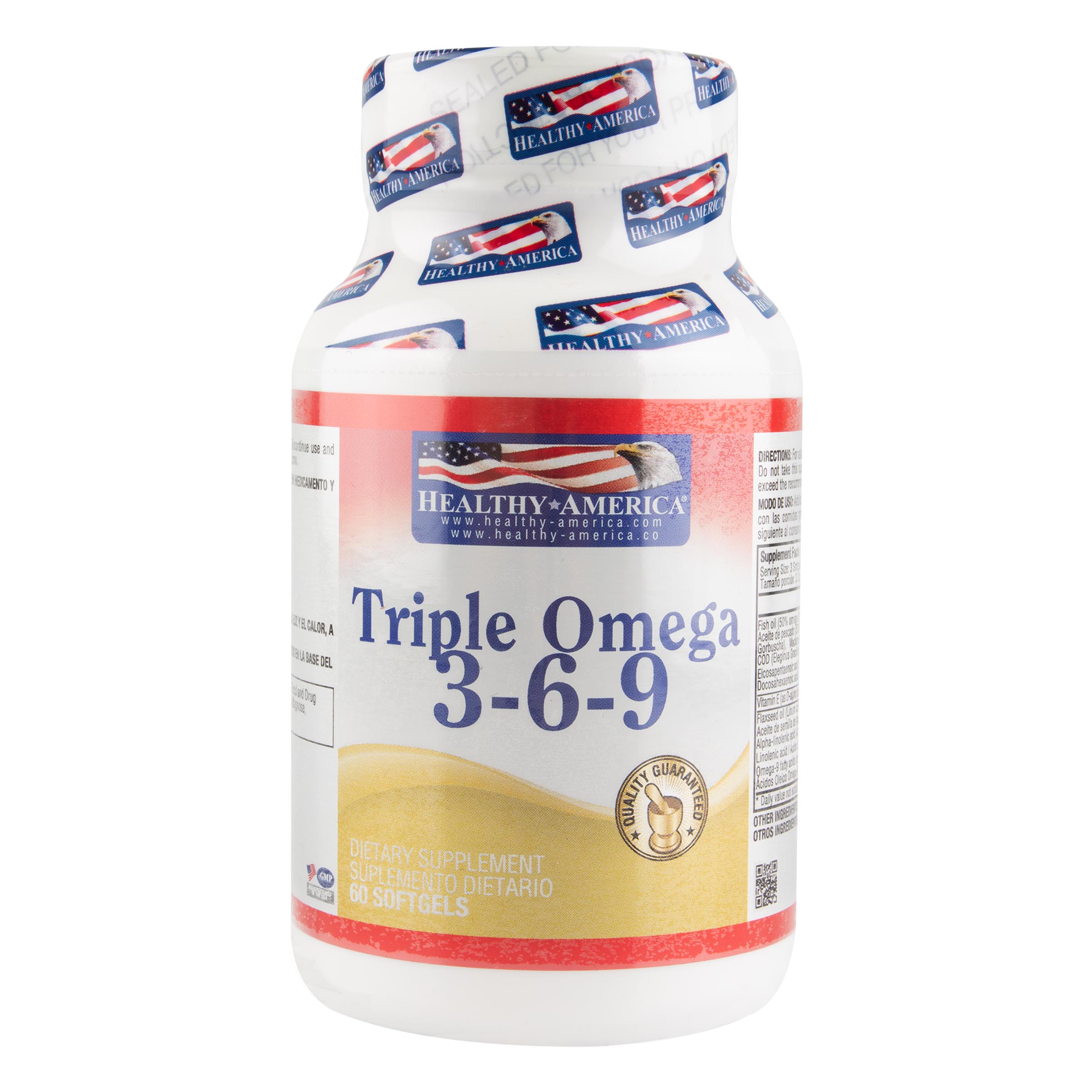 TRIPLE OMEGA 369 HEALTHY AMERICA X 60 SOF