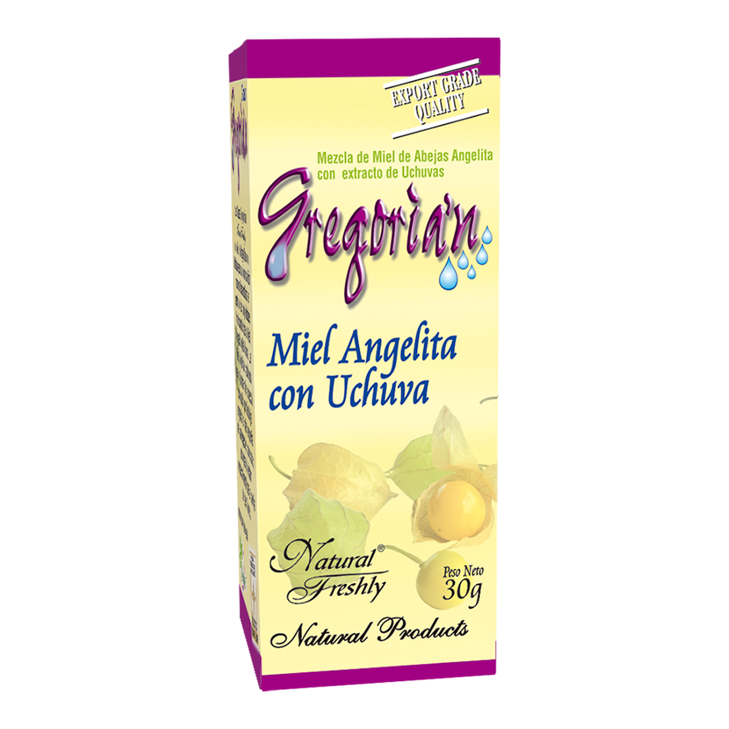 GREGORIAN MIEL ANGELITA CON UCHUVA  X 30 GR 4