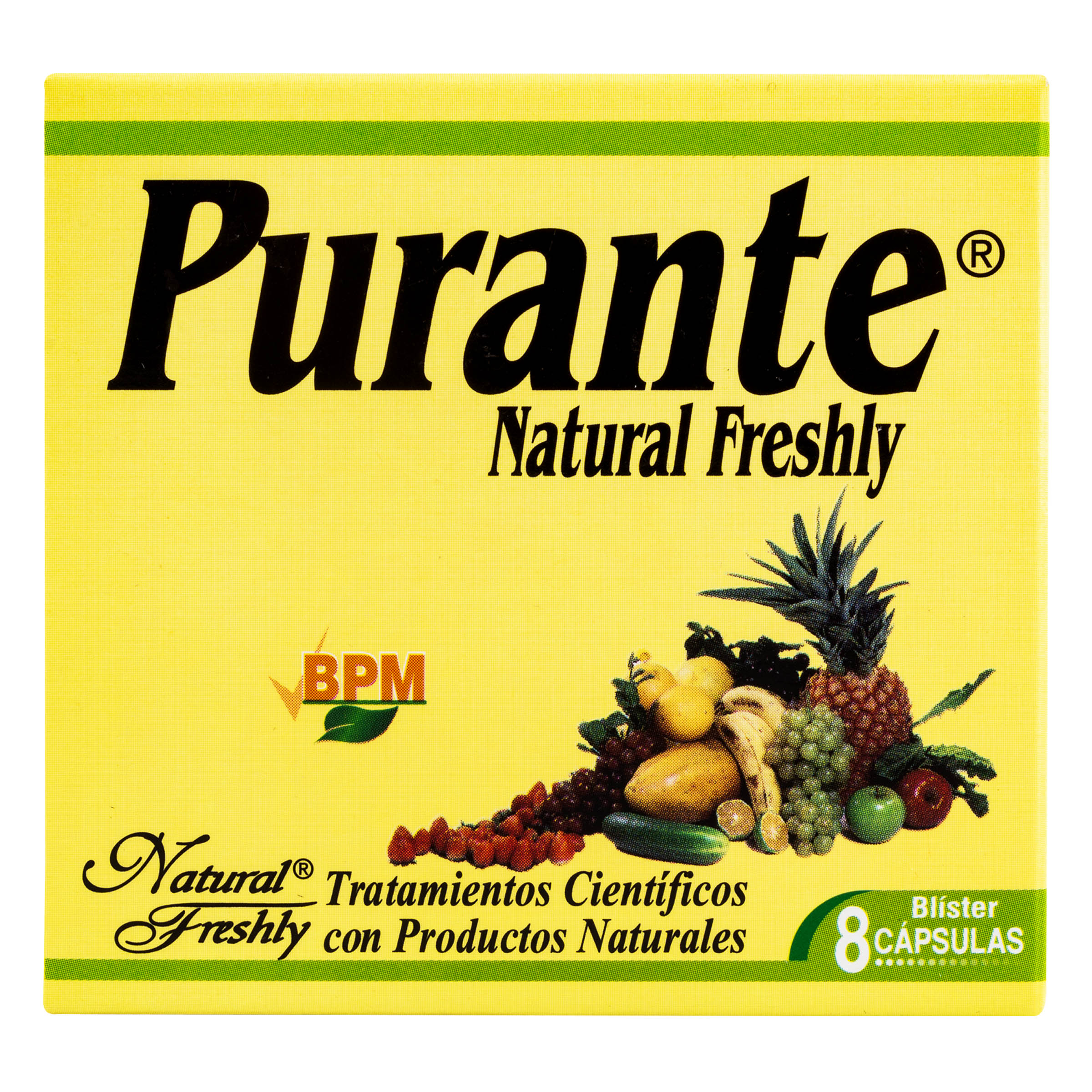 PURGANTE NATURAL CAJA X  8 CAP