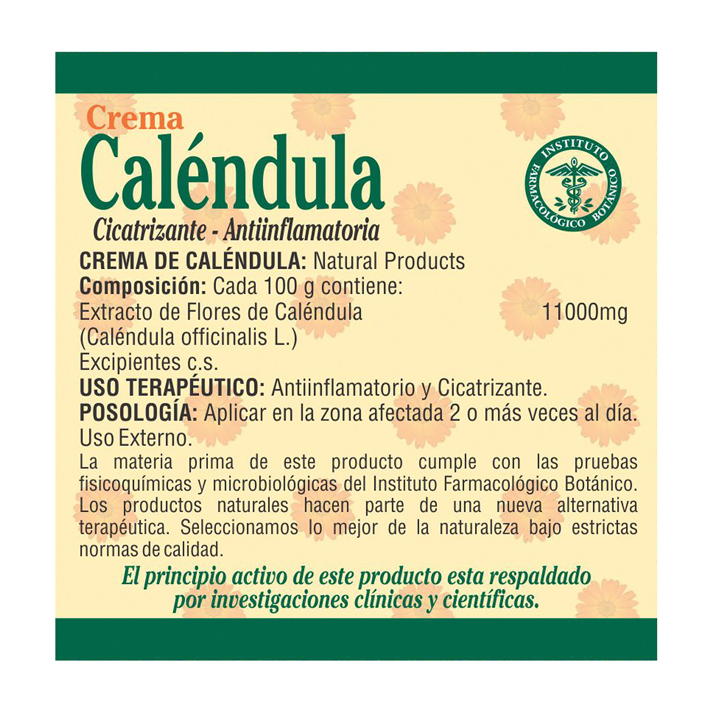 CREMA CALENDULA 60 GR NATURAL FRESHLY 2