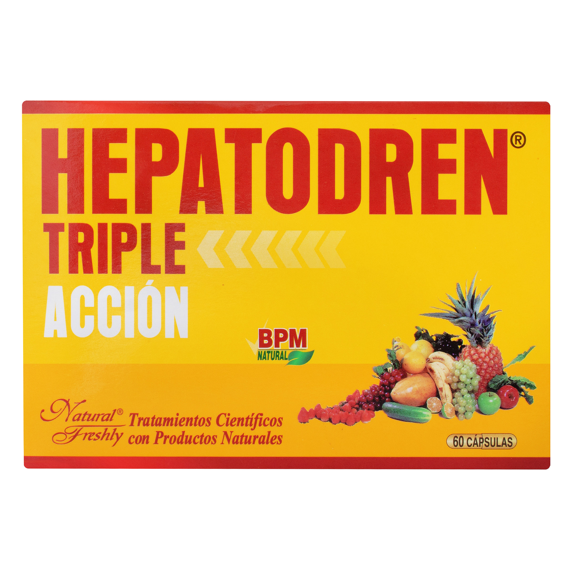 HEPATODREN TRIPLE ACCION CAJA * 60 CAP
