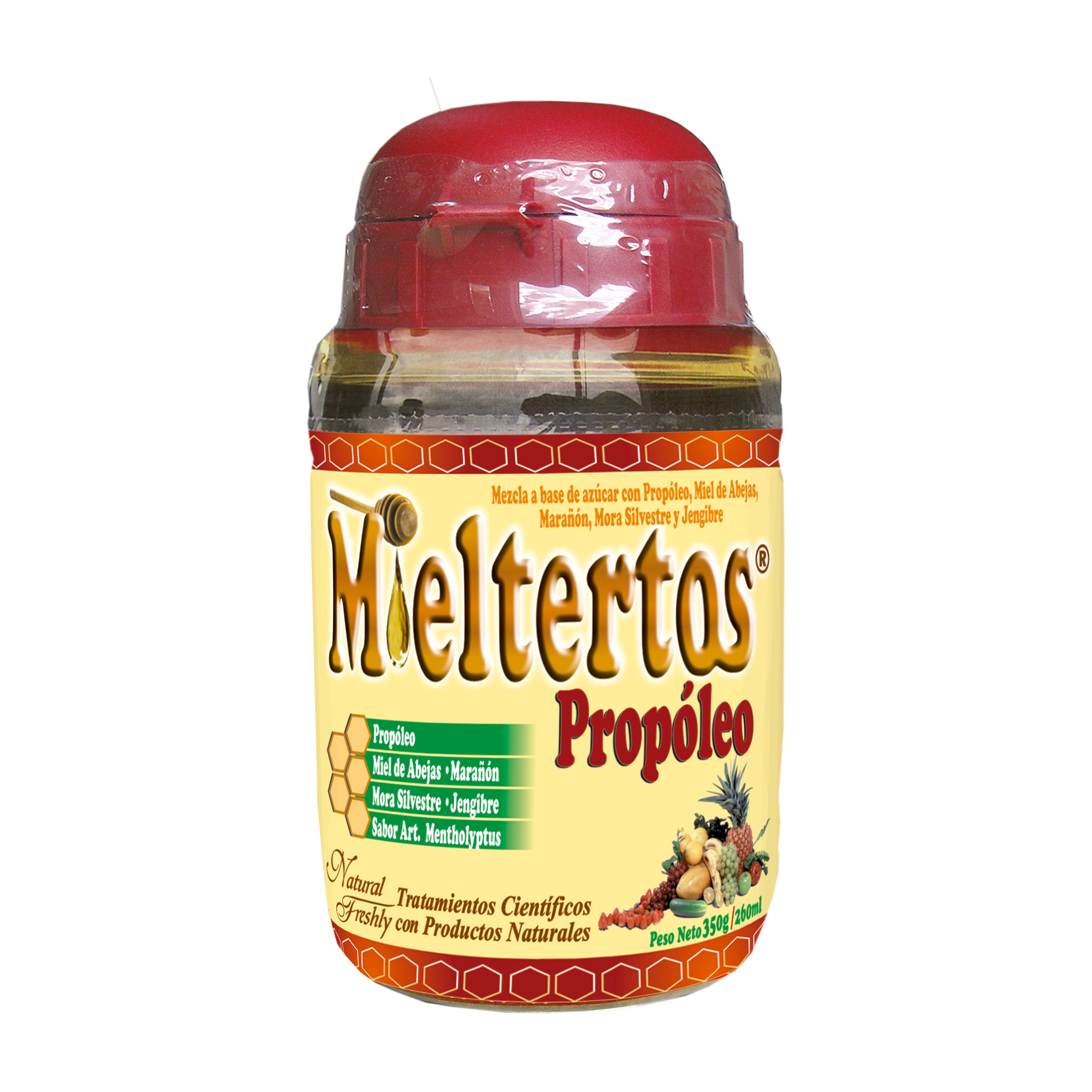 MIELTERTOS PROPOLEO REFORZADO POTE 350 ML