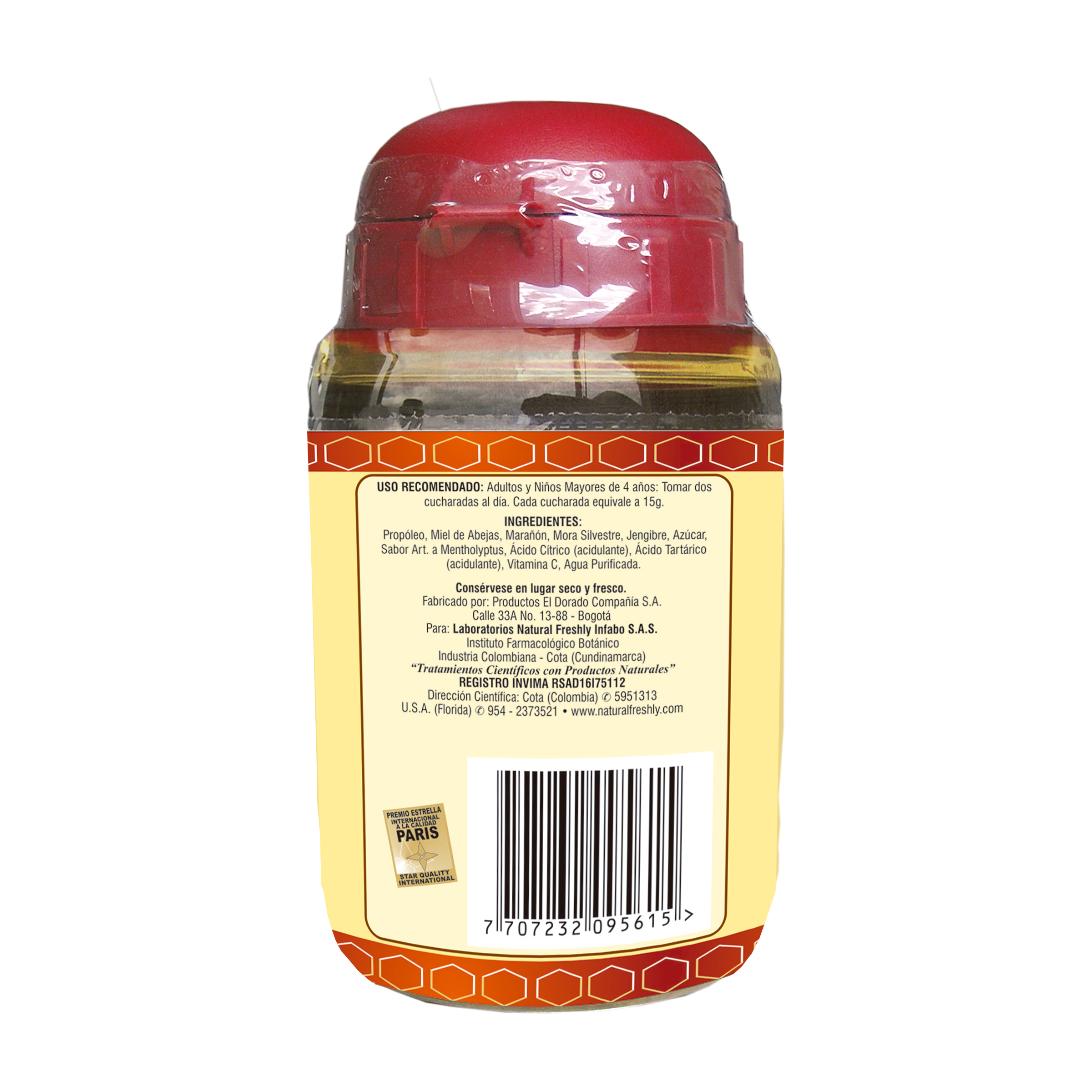 MIELTERTOS PROPOLEO REFORZADO POTE 350 ML 3
