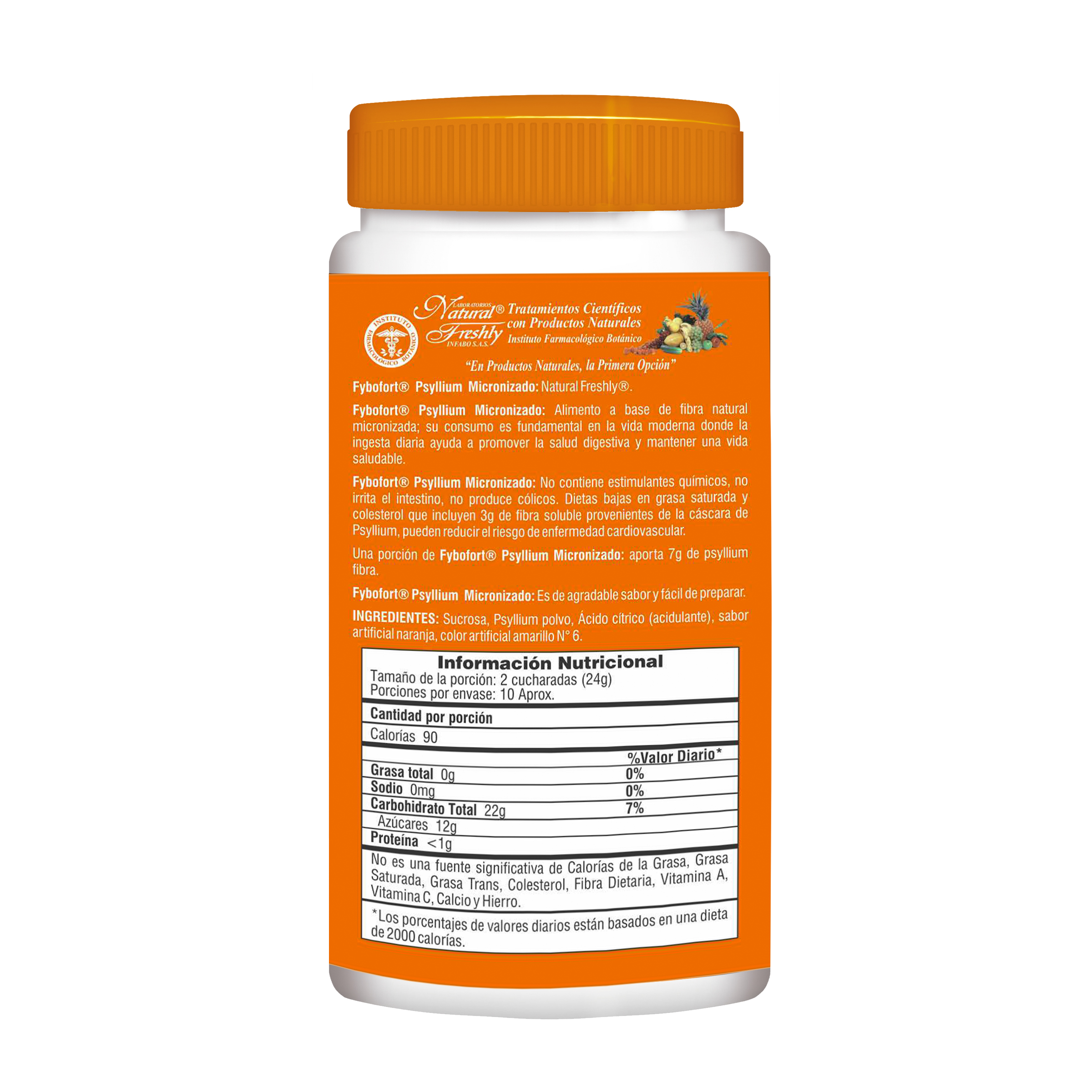FIBRA NATURAL FYBOFORT PSYLLIUM MICRONIZADO X 250 GR 2