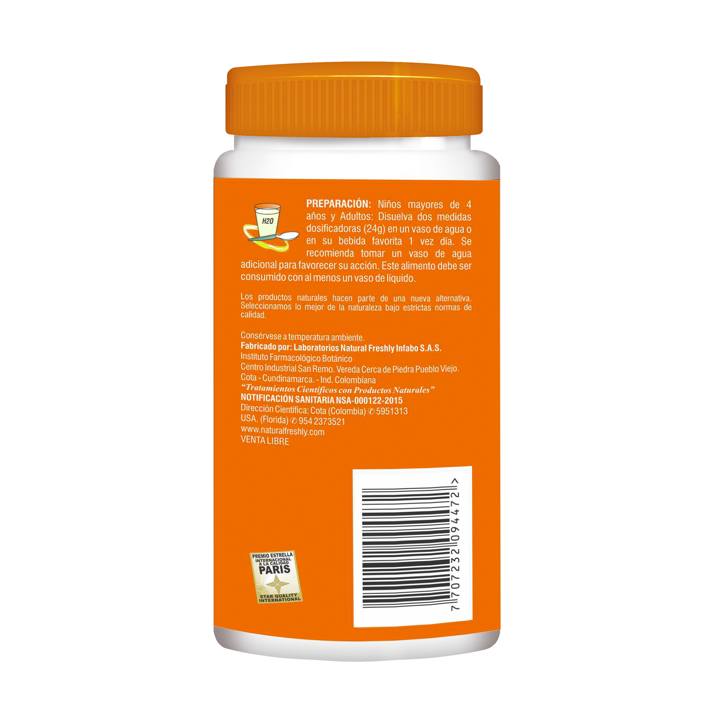 FIBRA NATURAL FYBOFORT PSYLLIUM MICRONIZADO X 250 GR 3
