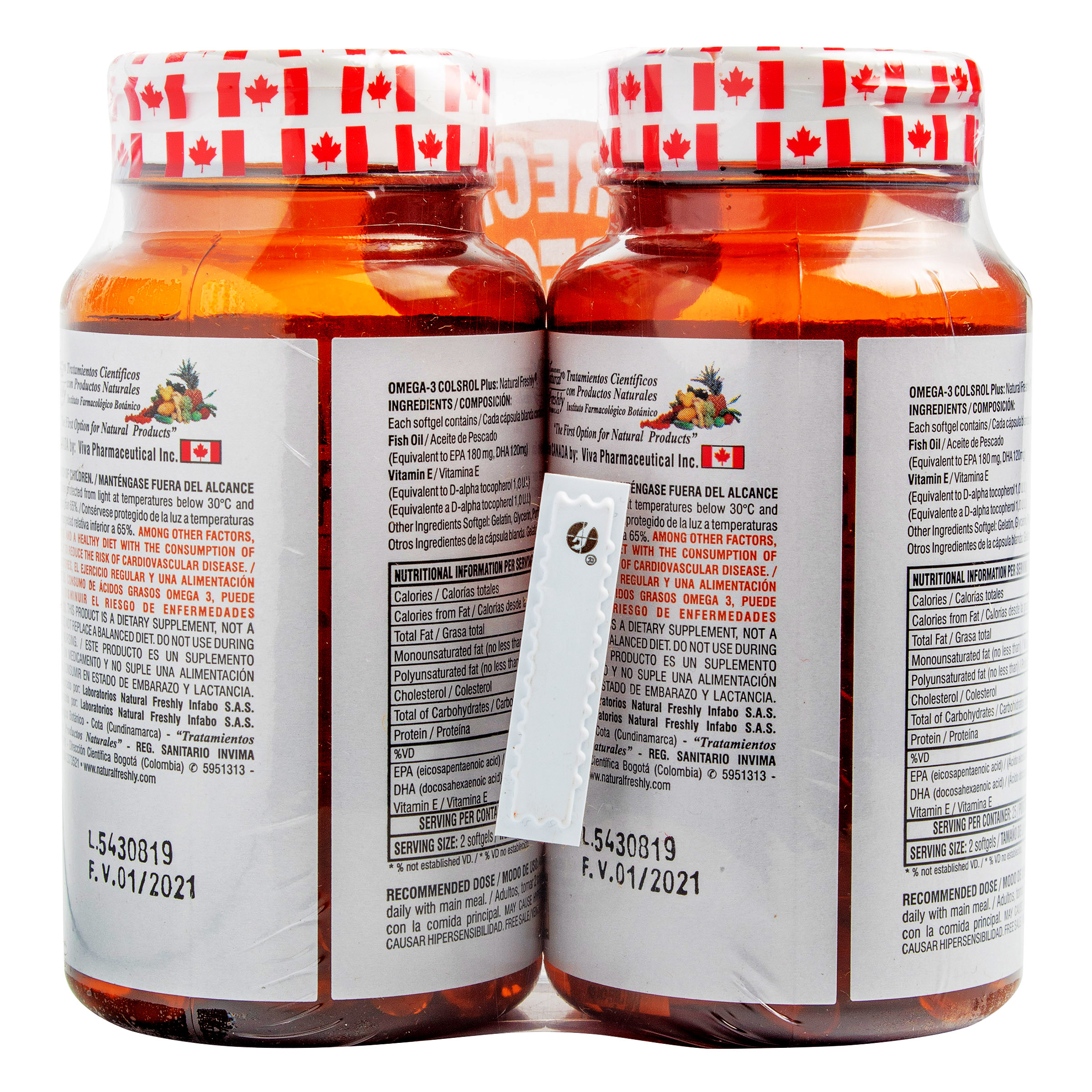 OFERTA OMEGA 3 COLSROL PLUS 2 TARROS* 50 CAP 3