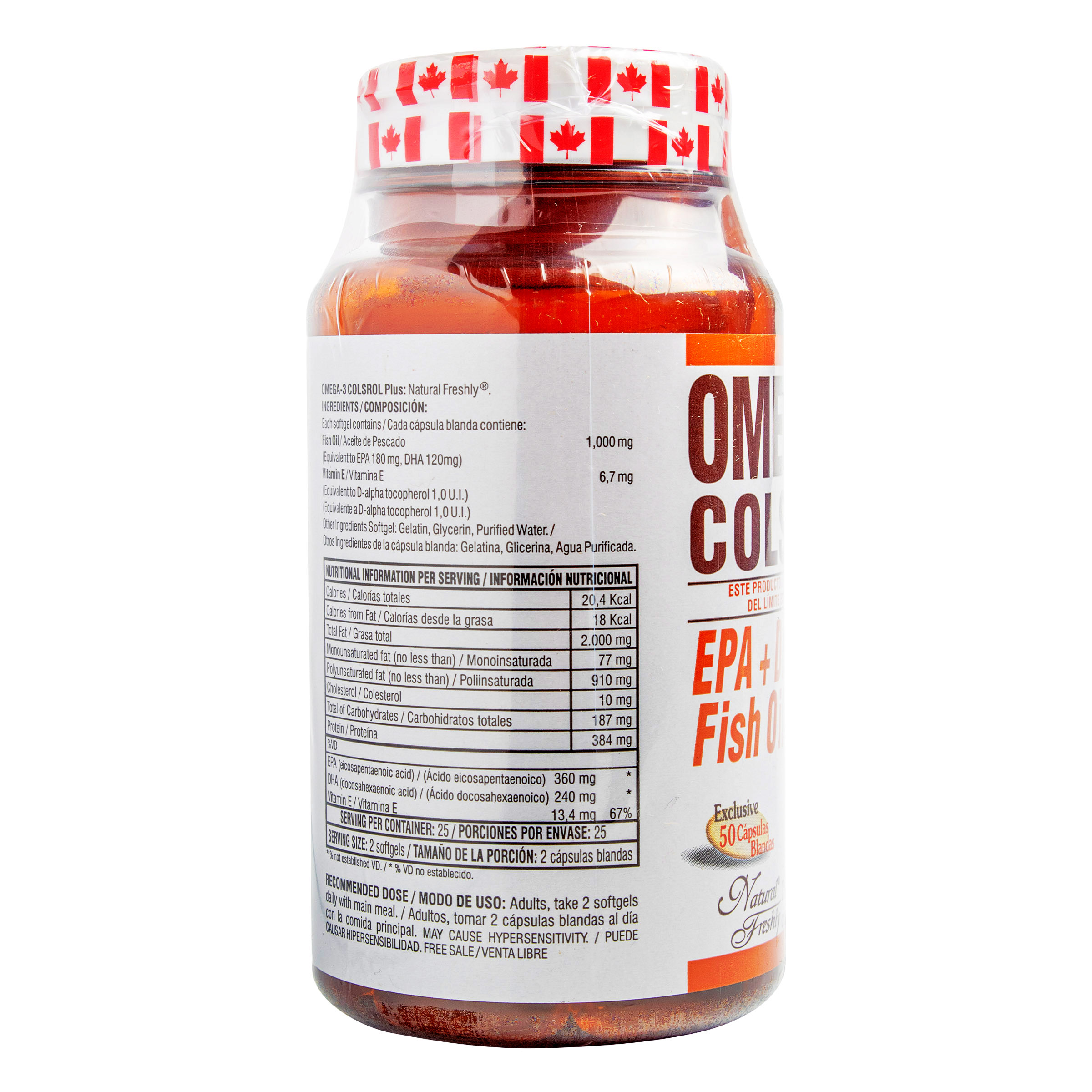 OFERTA OMEGA 3 COLSROL PLUS 2 TARROS* 50 CAP 4
