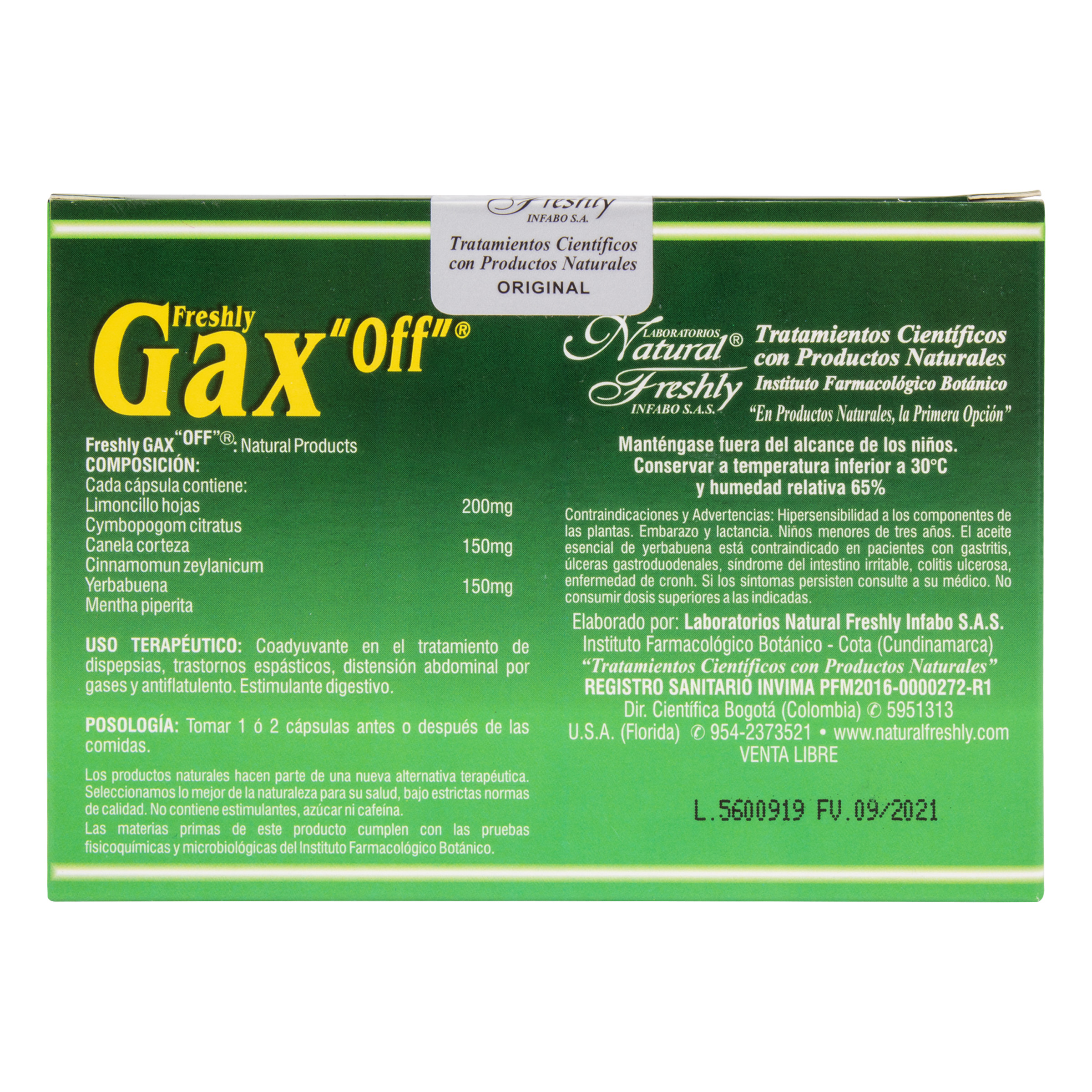 GAX OFF CAJA * 30 CAP 4