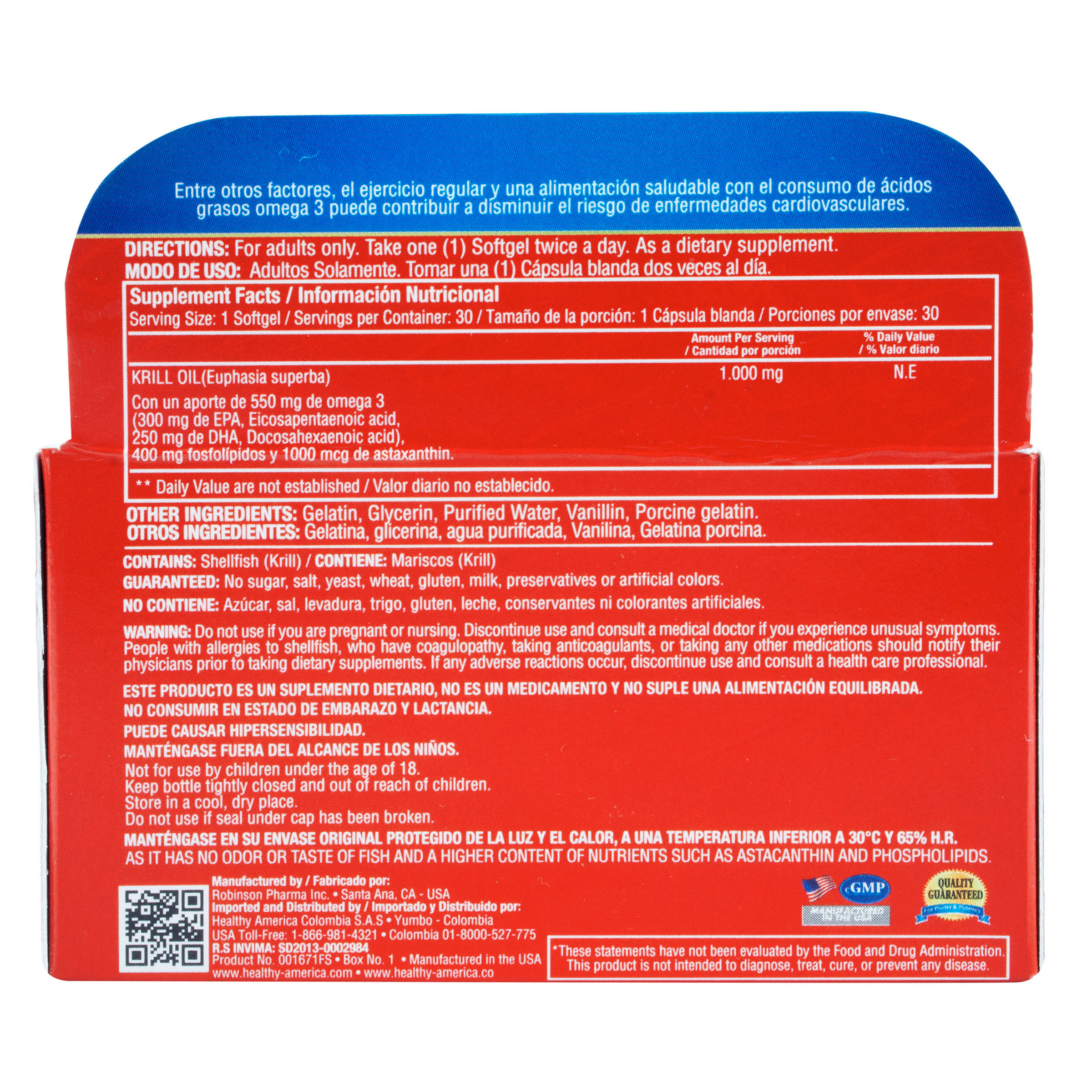 RED KRILL 1.000 MG X 30 SOFTGEL 3