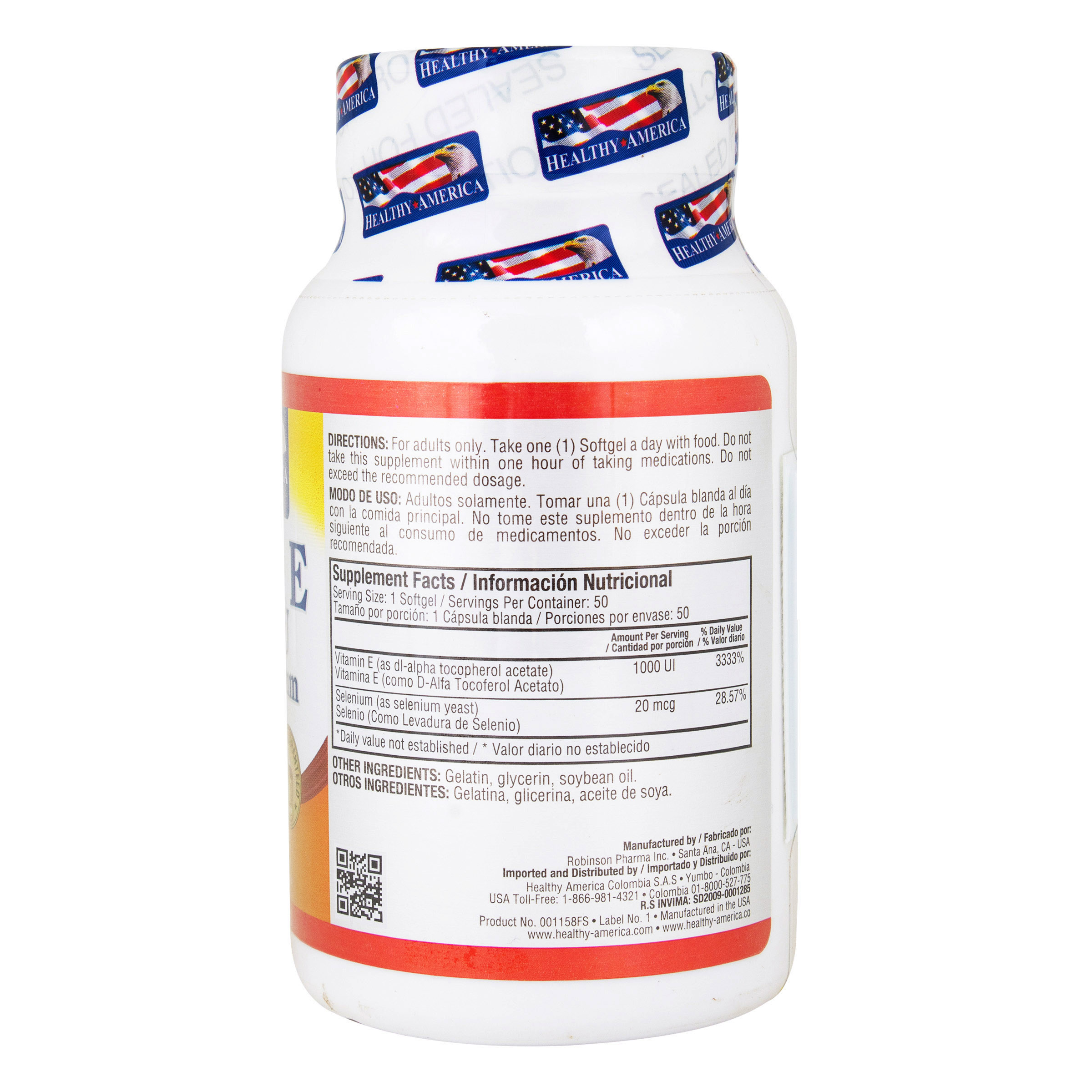 VITAMINA E 1000 U.I + SELENIO X 50 SOFTGEL 4