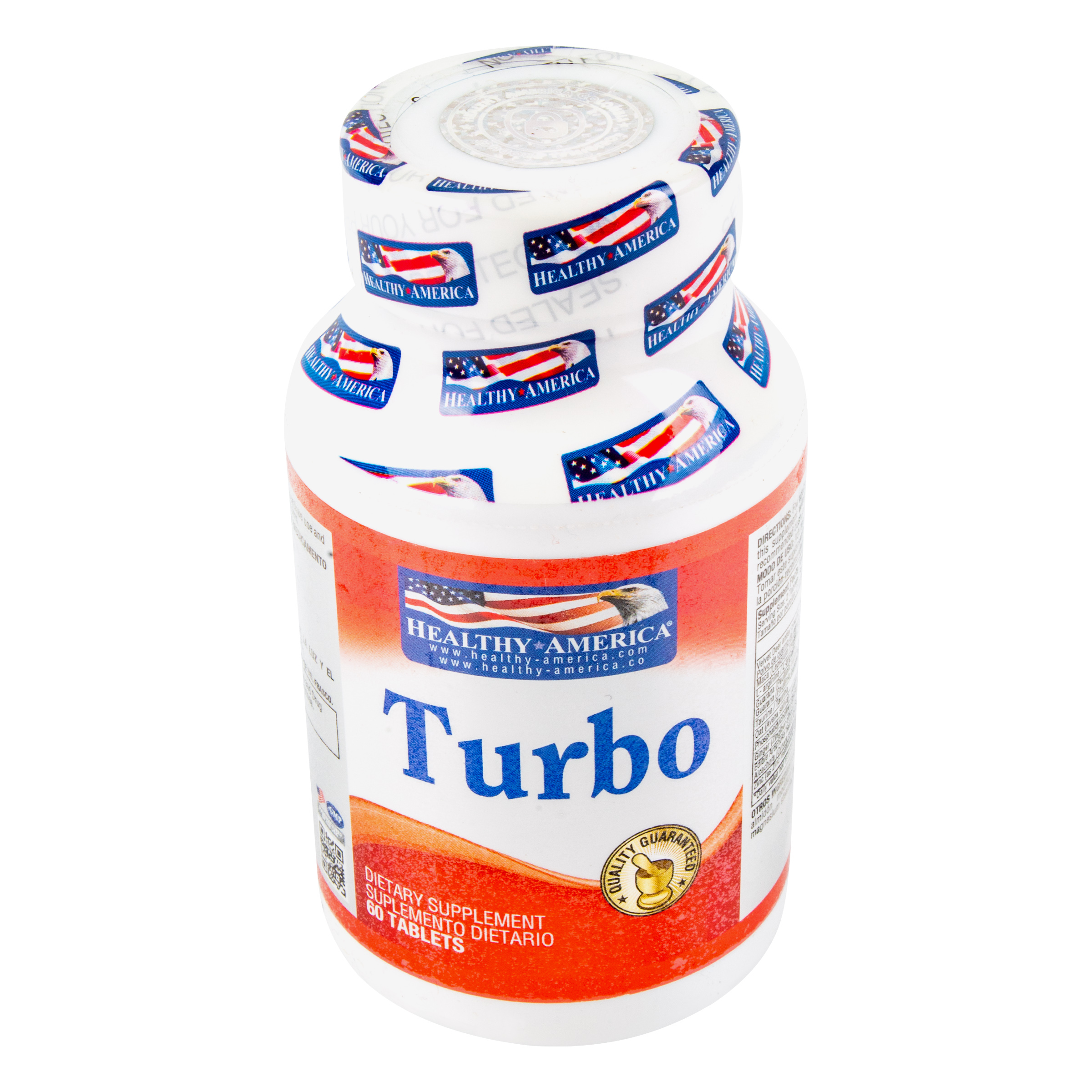 TURBO    TARRO * 60 CAPSULAS HEALTHY DE AMERICA 6