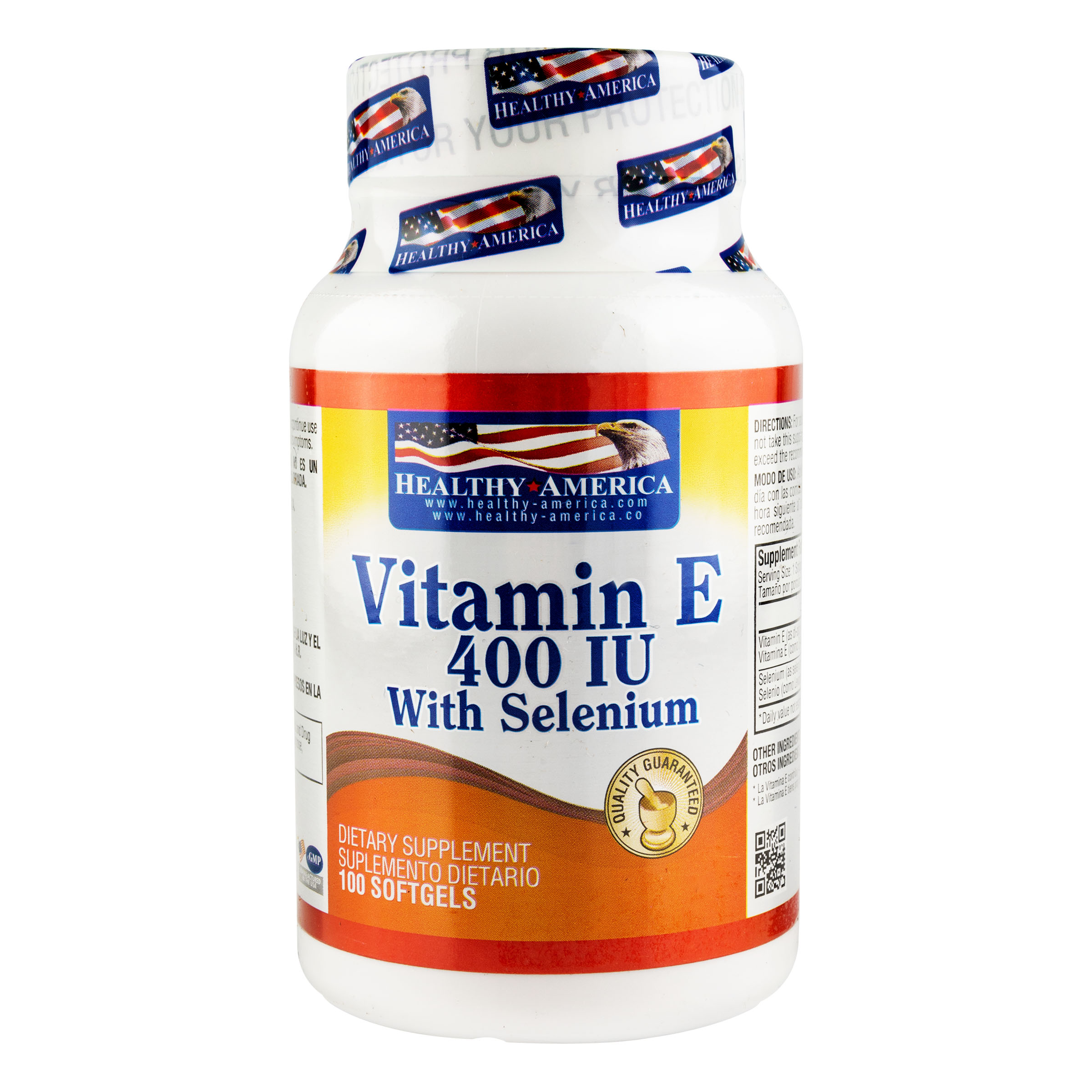 VITAMINA E 400 IU WHIT SELENIUM X 100 CAP